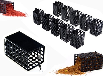 10x KOSZYCZEK KOSZYK ZANĘTOWY 30G KRĘTLIK NA GRUNT FEEDER