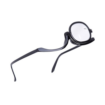 УВЕЛИЧИВАЮЩИЕ ОЧКИ ДЛЯ МАКИЯЖА ГЛАЗ 4.00 + ЧЕРНЫЕ