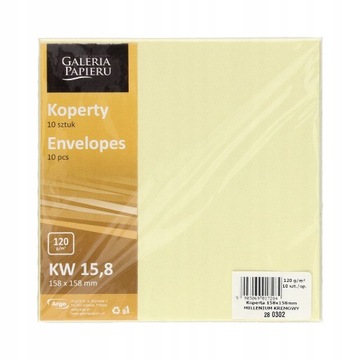 KOPERTA KW 15,8 MILLENIUM KREMOWY 282302