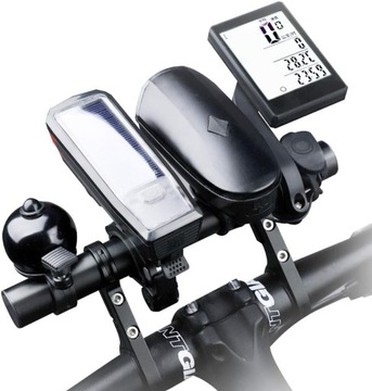 КРЕПЛЕНИЕ НА РУЛЬ ВЕЛОСИПЕДА УДЛИНЕНИЕ РУЛЯ ВЕЛОСИПЕДА ВЕЛОСИПЕД 20см