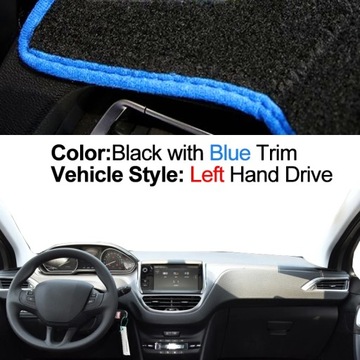 AUTO VNITŘEK DESKA ROZDĚLOVAČE KRYT PRO PEUGEOT 2008 201~12868