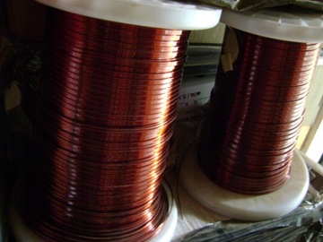 Drut płaski miedziany bednarka nawojowy DNE 5mm2