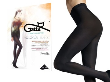 Gatta Rosalia rajstopy 40 den, fumo, 5-XL