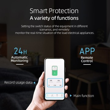 Умный автоматический выключатель Tuya Zigbee
