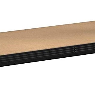 Regał Magazynowy 5 Półek Czarny Do Garażu Spiżarni Metalowy 150X75X30 CM
