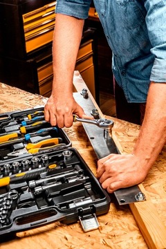 Набор инструментов, 56 шт. TOPEX 38D224.