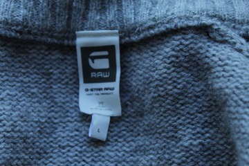 G-Star Raw szary sweter 100% wełna L