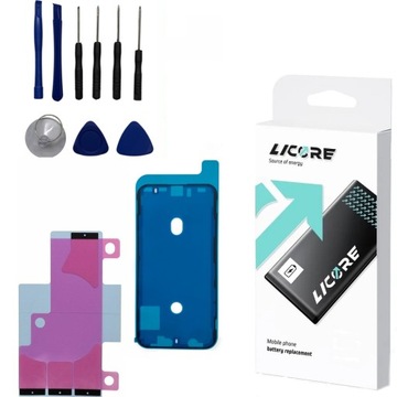 BATERIA LICORE Zestaw Montażowy Klej Uszczelka Apple iPhone X 2716 mAh