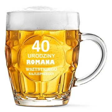 KUFEL + OTWIERACZ DO PIWA Z GRAWEREM prezent dla faceta taty 18-99 urodziny