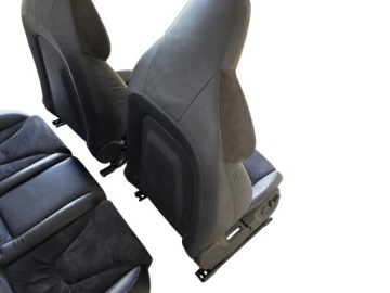 AUDI A6 C6 S6 RS6 FACELIFT RECARO SĖDYNĖS, GALINIS SOFOS SUOLAS, KOVINĖS, ALCANTARA B-230926032 – nuotrauka 11