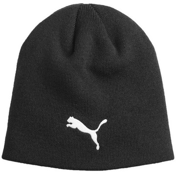 Czapka zimowa Puma czarna męska sportowa ciepła DWUWARSTWOWA BEANIE