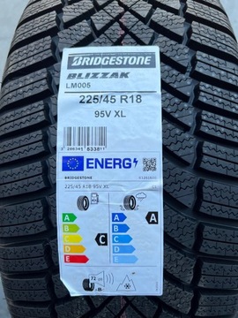 1X OPONA ZIMOWA BRIDGESTONE LM005 225/45/R18 95V