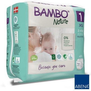 Подгузники Bambo Nature для новорожденных Размер 1 22 шт.