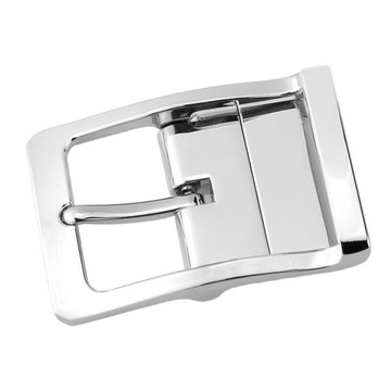 Aluminiowa klamra do paska Akcesoria do paska Moda Business Casual Srebrna