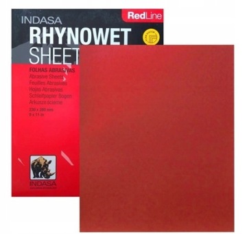 PAPIER ŚCIERNY ARKUSZ WODNY RED LINE INDASA P2500