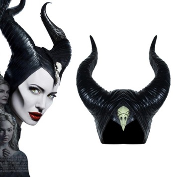 MASKA MALEFICENT CZAROWNICA DIABOLINA ROGI