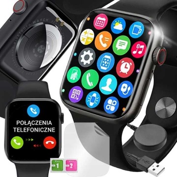 SMARTWATCH ZEGAREK POLSKIE MENU ROZMOWY SPORT SMART WATCH MĘSKI ORAZ DAMSKI