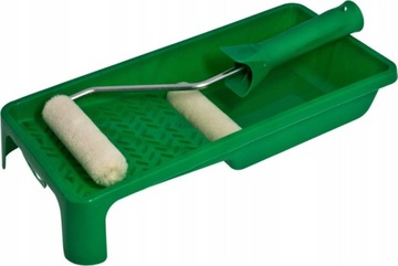 Zestaw do malowania wałki do lakierów 10CM kuweta