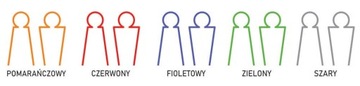 Szatnia Toaleta WC - znaczek, symbol na drzwi 16cm - lustro złote