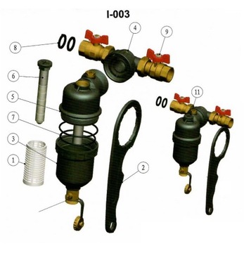 МАГНИТНЫЙ ФИЛЬТР ГРЯЗЕОТДЕЛИТЕЛЯ 1 IBO I-003