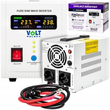 ZASILANIE AWARYJNE ZASILACZ AWARYJNY UPS PIECA CO SINUS PRO 800E 800W 12V