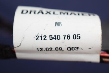 MERCEDES E S212 2011 RHD ZADNÍ LEVÉ DVEŘE SVAZEK PŘÍVODŮ