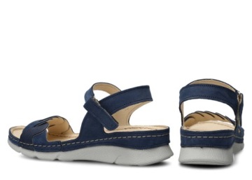 NAGABA 101 SAMUEL NAVY BLUE - ЖЕНСКИЕ САНДАЛИИ - РАЗМЕР 37