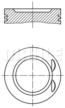 MAHLE 011 73 01 PÍST