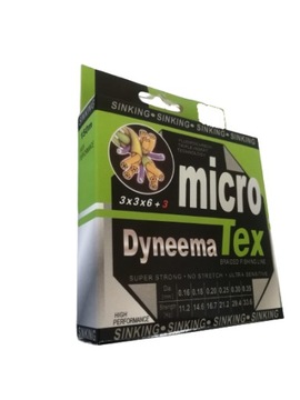 PLECIONKA NIEWIDOCZNA WĘDKARSKA DYNEEMA 0,08MM