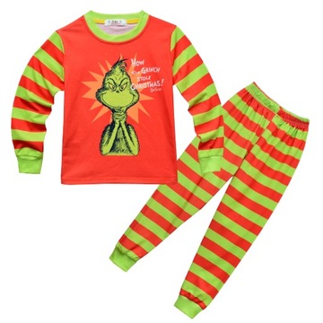 Grinch Zestaw piżamy Długim rękawem