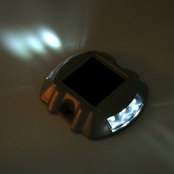 2 szt. 6 LED Solar Road Stud Lights Ground Garden