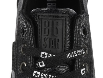 BIG STAR DAMSKIE TRAMPKI CZARNE NA PLATFORMIE r 37