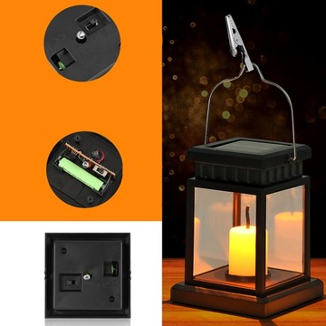 СОЛНЕЧНЫЙ ФОНАРЬ СВЕТОДИОДНЫЙ ФОНАРЬ САДОВЫЙ ФОНАРЬ ФОНАРЬ С КРЮЧКОМ И ЗАЖИМОМ 2 ШТ.