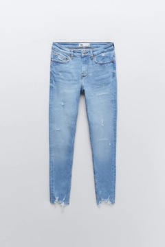 ZARA SPODNIE JEANSOWE DAMSKIE ZW PREMIUM SKINNY 40/42