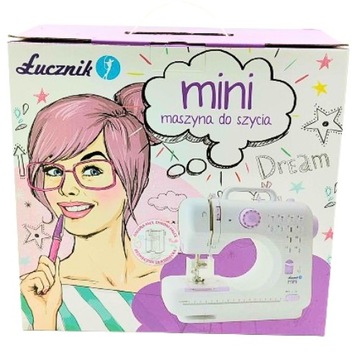 Łucznik Mini maszyna do szycia domowa mechaniczna