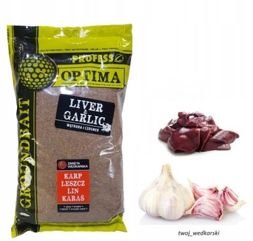 PROFESS Zanęta OPTIMA - 10kg - WĄTROBA&CZOSNEK