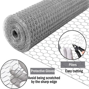 СЕТКА СВАРНАЯ ПИЩЕВАЯ ДЛЯ АВИЛЬЕРОВ 1м х 25м