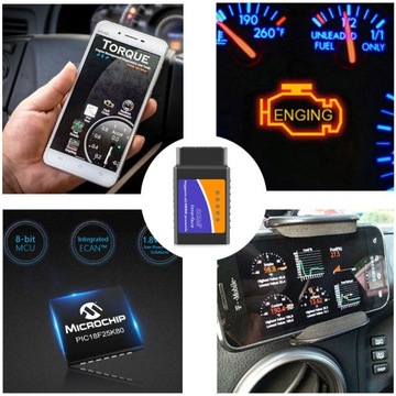 ELM 327 ДИАГНОСТИЧЕСКИЙ ИНТЕРФЕЙС BLUETOOTH OBD2