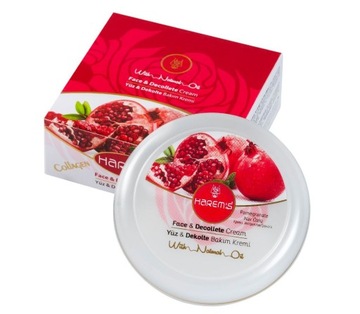 HAREM'S Krem do Twarzy & Dekoltu GRANAT & KOLAGEN 125ml NOWOŚĆ w Polsce!