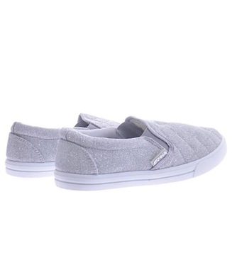 Buty damskie Wkładane materiałowe tenisówki slip on Trampki 13343