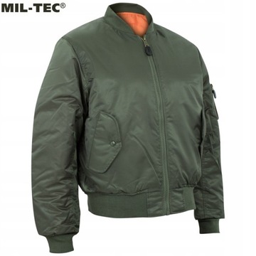 Kurtka Pilotka Wojskowa Flek Flyers Mil-Tec MA-1 US Flight Jacket Olive M