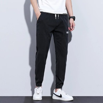 2024 Autumn Men's Jeans Jogger Thin Harem Pants Co