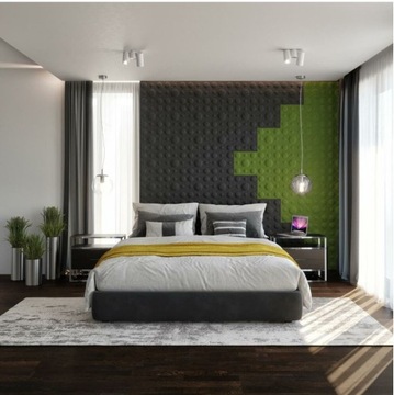 PANELE AKUSTYCZNE FILCOWE 30X30CM BĄBLE PROMO