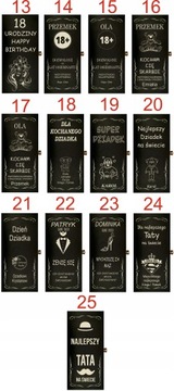 ПОДАРОК ​​НА ДЕНЬ РОЖДЕНИЯ 18 20 30 40 50 JACK DANIELS WHISKY BOX