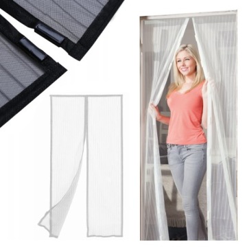 БЕЛАЯ МАГНИТНАЯ ДВЕРНАЯ МОСКИТНАЯ СЕТКА 130 x 220