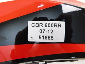 HONDA CBR 600RR 07-12 BOK CZASZA LEWA