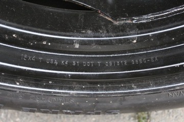 1X KOLO DOJEZDOVÉ FORD FIESTA 4X108 125/80R15