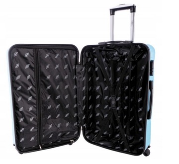 ZESTAW KOMPLET 4w1 WALIZEK RGL TWARDE WALIZKI ABS SZARY EXCLUSIVE