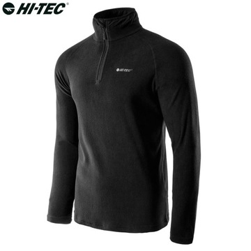 Мужская флисовая толстовка DENTON HI-TEC, термобелье, чёрная М