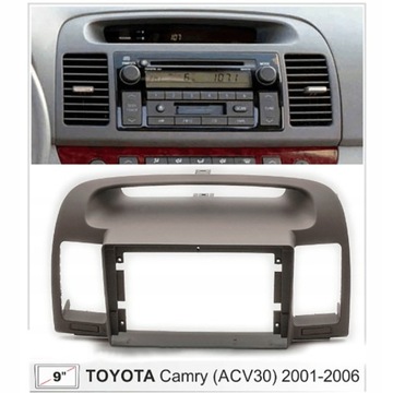 VÁLKY DIN CD DVD RÁMEC PRO TOYOTA CAMRY 5 2001-2006